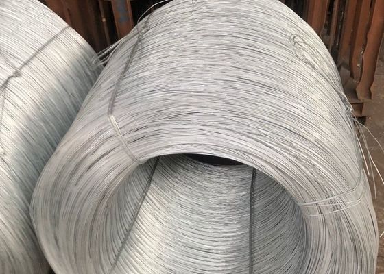 Fio de encadernação galvanizado em galvanização quente quente, fio de aço leve 25 Kgs Coil