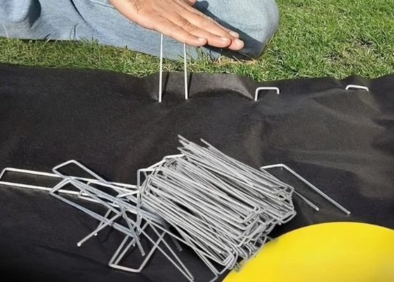 Grampos de paisagem galvanizados em forma de U