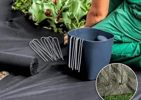 Grampos de paisagem galvanizados em forma de U