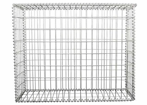 O furo de quadrado soldou cestas de Gabion galvanizou o fio de aço 2x1x1