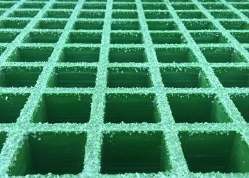Grelha Moldada de Fibra de Vidro/PRFV Malha Quadrada 20*20*40 Alta Resistência à Corrosão