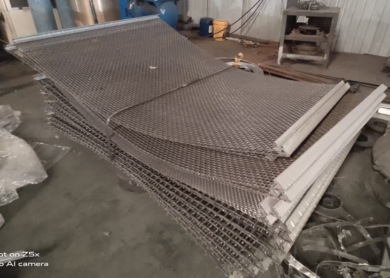 6m de comprimento Cor Pintado 16mm Tecido de fio de tela para triturador