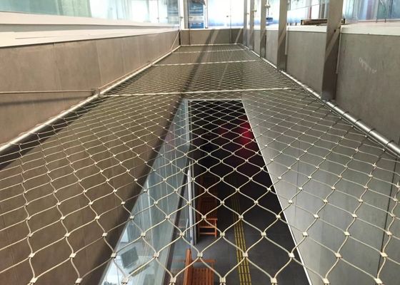 X flexível tende o cabo entrançado de aço Mesh For Balustrade de 1.2mm