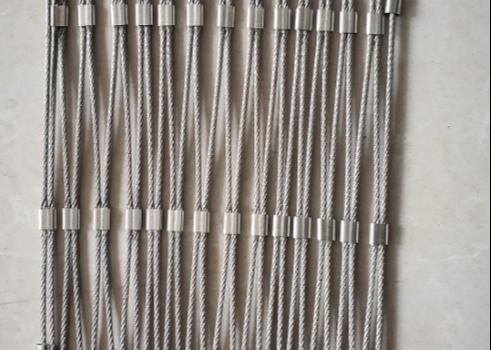 Corda de fio de aço inoxidável Mesh Woven Stainless Steel Rope da venda 304 da fábrica Mesh For Zoo Mesh