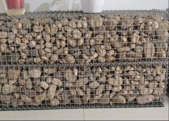 Diâmetro sextavado de Mesh Woven Gabion Baskets 2.7mm do fio