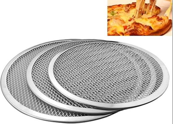 A cozinha utiliza ferramentas a bandeja lisa de Mesh Odm Aluminum Round Pizza 12 polegadas