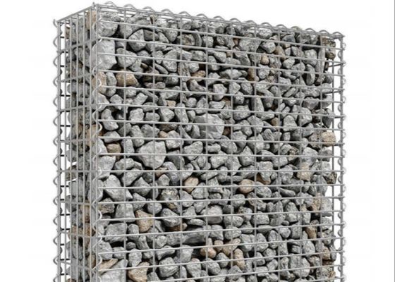 Diâmetro sextavado de Mesh Woven Gabion Baskets 2.7mm do fio