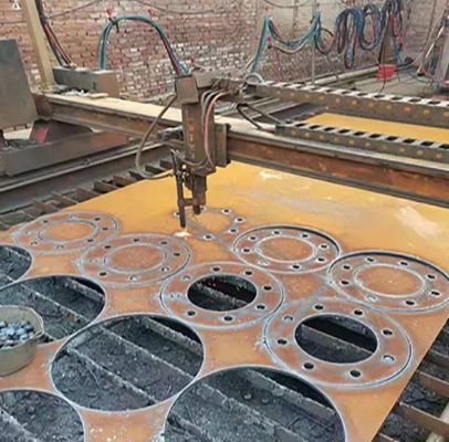 Chapa de aço carbono perfurada SS400 para placa de peneiramento