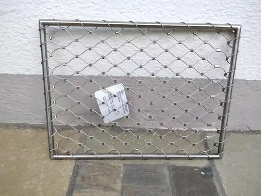 Tipo de virola personalizado Inox 316 Rede de cabo de aço inoxidável flexível Webnet X Tend Mesh