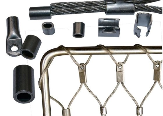 SS 304 316 Flexível Zoo Netting Macaco Jaula Rede de Fios de Aço Inoxidável Para Jardim Zoológico