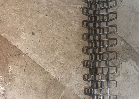 Cinturão de transporte de malha de arame elétrico de aço inoxidável