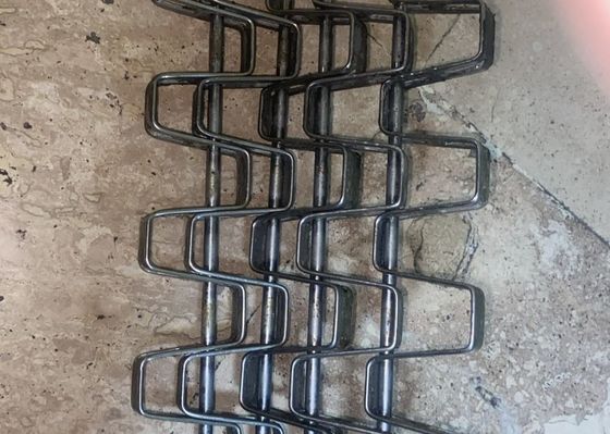 Cinturão de transporte de malha de arame elétrico de aço inoxidável