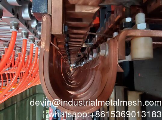 Máquina de malha pneumática automática Máquina de malha de arame de aço