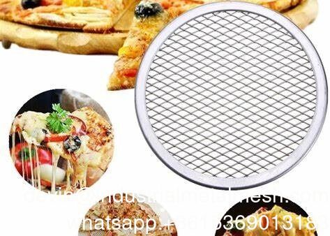 A cozinha utiliza ferramentas a bandeja lisa de Mesh Odm Aluminum Round Pizza 12 polegadas