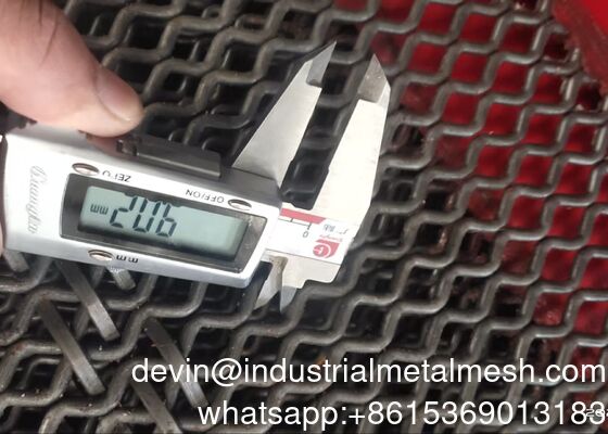 Telas de arame elétrico de carga pesada para tela vibratória