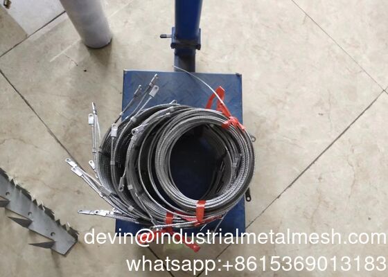 Plantas Escalada Jardim Zoológico Fios de Aço Protetores Ponteiras de Cabo de Corda de Malha Anelada