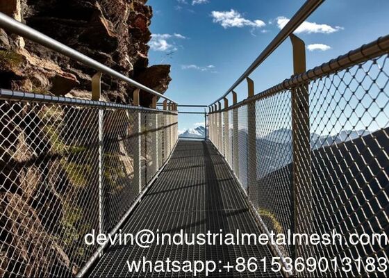 Malha de aço inoxidável para animais de zoológico para viveiro de pássaros