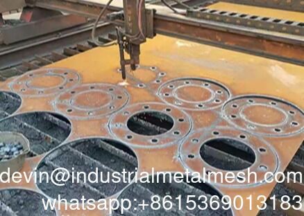 Chapa de aço carbono perfurada SS400 para placa de peneiramento