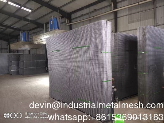 2.0mm 3.0mm 4.0mm Painel de malha de arame galvanizado galvanizado 50mm*50mm