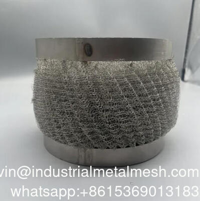Almofada de filtro desembaraçador de malha de arame de aço inoxidável com espessura de 50 80 100 150 mm