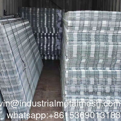 Lâmina polida de cor brilhante revestida de pó decorativa de rede de arame metálico expandido