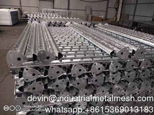 8X6FT 3D Hot Dip Galvanized Anti-Climb Rede de vedação