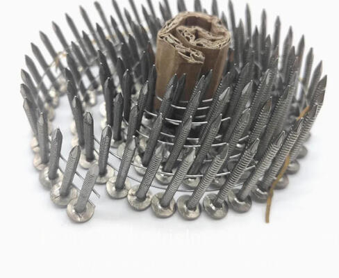 Prego para bobina de palete amarelo pintado 2-3/8" X .099, 9000PCS