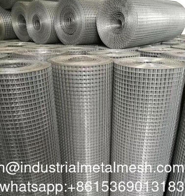 0.5MM-1MM Diâmetro 1CM-2CM Abertura Galvanizado Malha Soldada bobina Metal Malha Soldada
