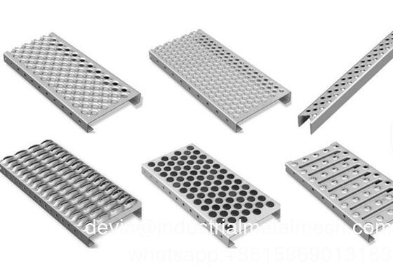 Grelha de Segurança Perfurada Resistente à Corrosão de Boca de Jacaré para Refinarias de Petróleo/Energia