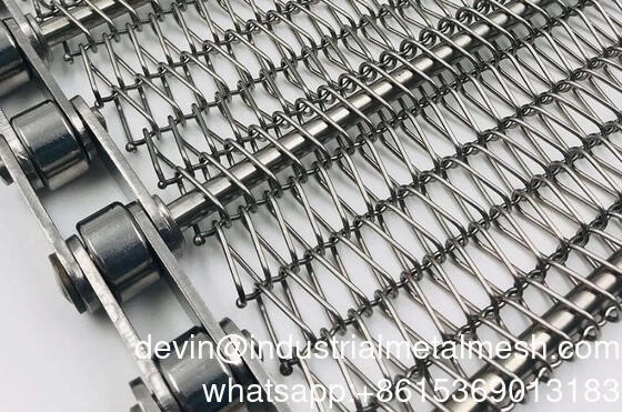 Malha de Correia Espiral SS304 para Secador Resfriador