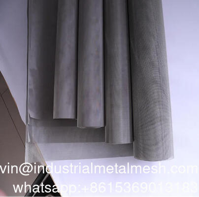 Preço de fábrica Rede de arame de aço inoxidável de buraco quadrado para cintas transportadoras