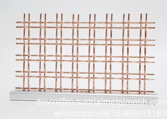 20 Malha Bloquear Crimp Wire Mesh 304 aço inoxidável tecido metálico decorativo