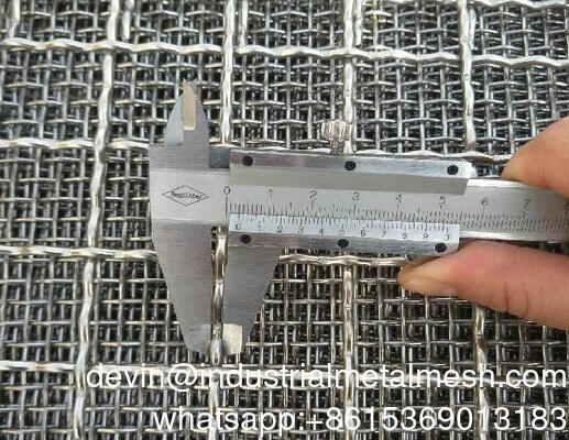 Tela Vibratória de Manganês de Alta Qualidade Malha de Arame Ondulado Peneira Vibratória para Mineração Areia