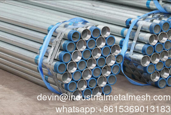 BS 1387 ASTM A53 Tubo de aço galvanizado para andaimes