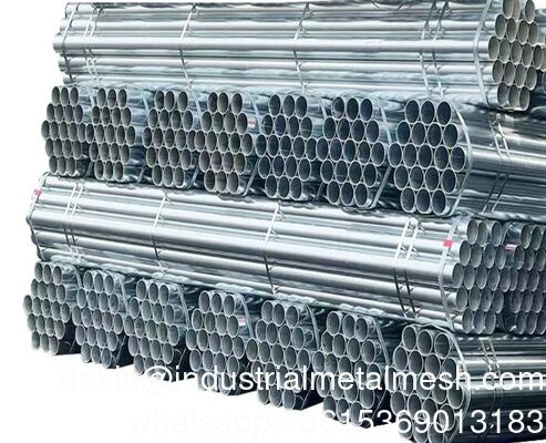 Desempenho Longa Vida Útil Construção Engenharia Industrial Tubo de Aço Galvanizado