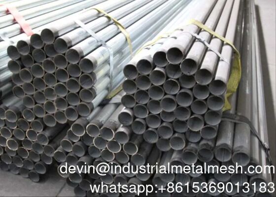 Tubo de Aço Galvanizado Preto Redondo para Construção