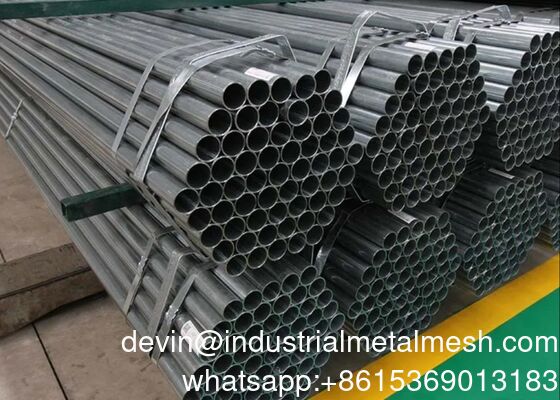 Tubos de aço galvanizado redondo e quadrado para materiais de construção