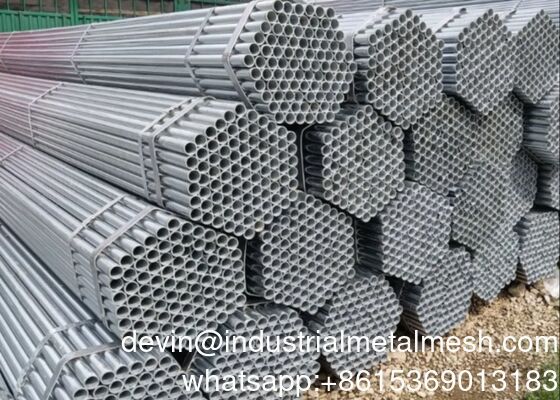 Tubos de aço galvanizado redondo e quadrado para materiais de construção