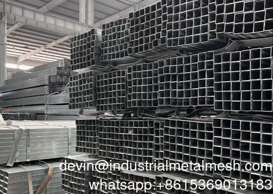 Tubo Galvanizado Gi de 2 Polegadas Tubo de Aço Galvanizado Preços Baixos Tubo de Chapa de Aço Galvanizado
