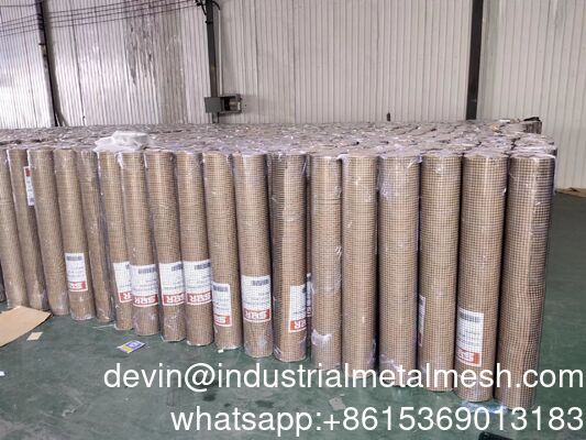 PVC Coating Welded Iron Wire Mesh Roll and Panels for Construction