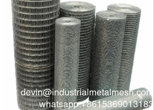Tela de arame galvanizado por imersão a quente, tela de arame soldado, cerca de tela de arame 1/2'' 1/4'' galvanizado