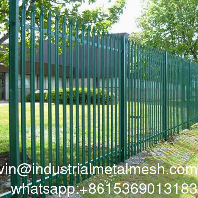 Cercas decorativas de aço preto, cercas de palisada, cercas para decoração exterior