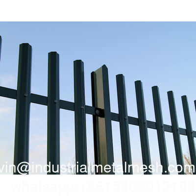 Cercas galvanizadas de palisada de estilo europeu Cercas de palisada de aço de estilo D W Painel de cercas de jardim