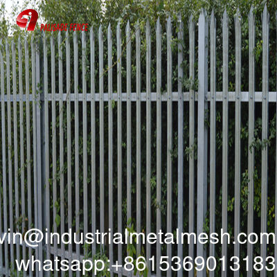 Preço de Atacado 2.4m Ornamental Decorativo Metal Aço D Pale Palisade Cercas Preço Euro Fence
