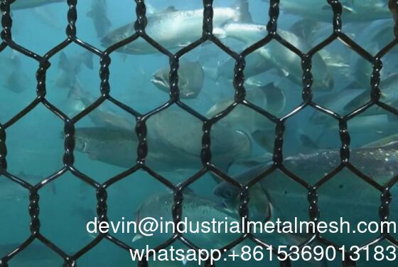 2.0-4.0mm Poliéster Gabion Net Pet Ecológico Gabion Net