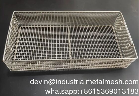 Escorredor de Aço Inoxidável 304 316 Cesta de Drenagem Peneira de Malha