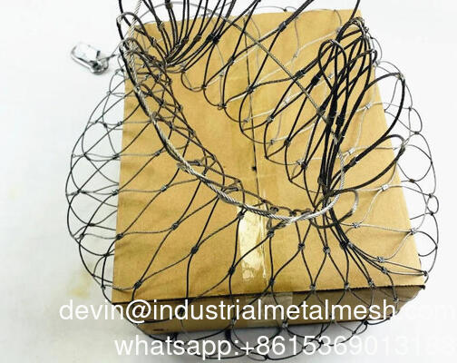 Venda a quente Rede de corda de aço inoxidável flexível Rede de corda de fio/Zoo Wire Mesh
