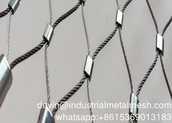 Rede de arame de aço inoxidável para cercado de animais flexível