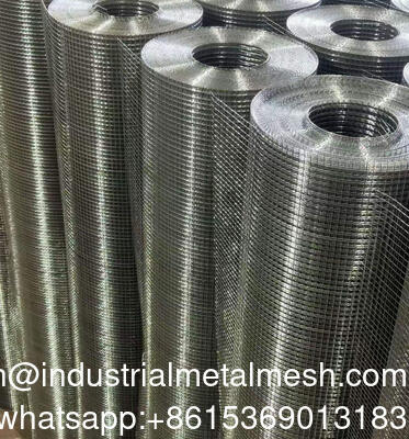 Alta Qualidade Bom Preço PVC revestido E DIP Quente Galvanizado Soldado Wire Mesh Rolls Fábrica