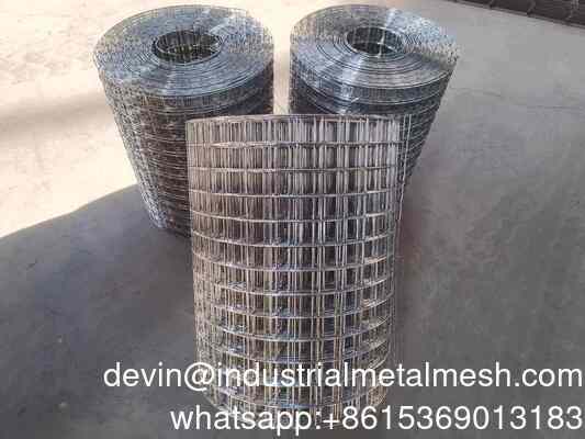 2X2inch Hot Dip Galvanized Heavy Duty Soldado Wire Mesh Rolls para vedação